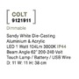 Na baterie - NV 9121911 Venkovní stolní lampa COLT bílý litý hliník a akryl LED 2W 3000K IP54 62st. 5V DC vypínač na těle USB kabel stmívatelné - NOVA LUCE - foto 7