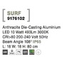Sloupková - NV 9176102 Venkovní sloupkové svítidlo SURF LED antracit 3000K 200-240V 108st. IP65 - NOVA LUCE - foto 7