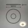 Kruhová - BRI 3847014 Toro LED stropní svítidlo, tunelový efekt, přímé a nepřímé osvětlení, matný chrom, 42cm kruhové - BRILONER - foto 7