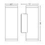 SmartHome Paul Neuhaus - PH 17463/30/P7 HUE Appear SVÍTIDLO VENKOVNÍ NÁSTĚNNÉ LED RGBW 2x8W 1200lm IP44, černá - PHILIPS HUE (915005842801) - foto 7