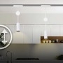 Lištové Briloner 48V - BRILO 8035066 Luxtrail lištový systém, 4x LED spoty, 2x LED závěsná svítidla, do L, bílá - BRILO - foto 7