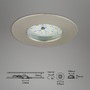 Kruhová - BRI 7231-032 3ks sada LED vestavné svítidlo, pr. 7,5 cm, 5,5 W, matný nikl - BRILONER - foto 7