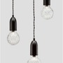 Vícečetná - NV 9536418 Závěsné svítidlo VEDA černý kov a čiré sklo G9 3x6W 230V IP20 bez žárovky - NOVA LUCE - foto 7