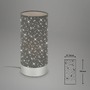 Stolní lampy dekorační - BRILO 7028-014 Hvězdné nebe stolní lampa, pr. 11 cm, max. 25 W, šedá - BRILO - foto 7