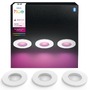 Koupelnová - PH 8721103072900 Hue Xamento podhledové LED svítidlo 3x4,2W, 2000-6500K, RGB, IP44, bílá (3ks) - PHILIPS - foto 7