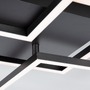 Hranatá - BRILO 3217-015 LED stropní svítidlo, 76,3 cm, 30 W, černá - BRILO - foto 7