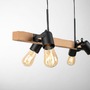 Podélná - LD 15630-18 CANOP LED závěsné svítidlo černá, 4 ramenné, dřevo, kov, industriální design - LEUCHTEN DIREKT / JUST LIGHT - foto 7