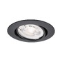 Kruhová - P 94954 LED vestavné svítidlo Base GU10 Flat výklopné 3x4,9W 230V stmívatelné 2700K černá mat - PAULMANN - foto 7