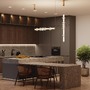 Podélná - M MOD210PL-L39BS3K Závěsné svítidlo Cosmo 3000K 39W 4800lm teplá bílá mosaz kov designové - MAYTONI - foto 7