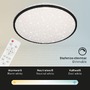 Kruhová - BRILO 3447215 LED stropní svítidlo hvězdné nebe, pr. 49,2, 48 W, černá (starý kód: BRILO 3447-215) - BRILO - foto 7