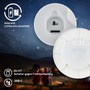 Koupelnová - BRILO 3806016 Aurora LED nástěnné svítidlo nabíjecí, IP54, stmívatelné, dotykový vypínač, bílé - BRILO - foto 7