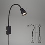S ramenem - BRI 2085015 Svítidlo k posteli s dotykovým vypínačem 69 cm 1xGU10 5W 400lm černá (starý kód: BRI 2085-015) - BRILONER - foto 7