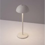 Na baterie - NV 9281380 Venkovní stolní lampa ROSE bílý hliník a akryl LED 1W 3000K 5V DC IP54 vypínač na těle / USB kabel - NOVA LUCE - foto 7