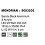 K zrcadlu - NV 9053202 Nástěnné svítidlo nad zrcadlo MONDRIAN černý hliník a akryl LED 20W 220-240V 3000K IP44 - NOVA LUCE - foto 7