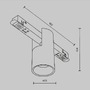 Lištové Magnetic Maytoni Exility - M TR122-4-7W-DS-B Svítidlo pro kolejnicový systém Alfa 7W nastavitelná bílá 410lm černý hliník stmívatelné Bluetooth Exility - MAYTONI - foto 7
