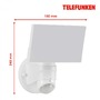 Reflektory - TF 304306TF TELEFUNKEN LED venkovní svítidlo 24 cm 16W 1600lm bílé - BRILONER - foto 7