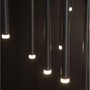 Vícečetná - NV 9601012 Závěsné svítidlo GIONO černý hliník a akryl LED 12x3W 230V 3000K IP20 - NOVA LUCE - foto 7