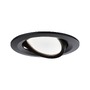 Koupelnová - P 94472 LED vestavné svítidlo Nova kruhové 3x6,5W černá/mat výklopné 3-krokové-stmívatelné teplá bílá 3ks sada - PAULMANN - foto 7