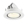 Kruhová - LA 1009428 NUMINOS® GIMBLE S Stropní vestavné svítidlo, 4000 K, 40°, IP20, kulaté, bílé - BIG WHITE (SLV) - foto 7