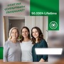 Hranatá - BRILO 7550016 Tava A LED stropní svítidlo, energetická třída A, přímé a nepřímé osvětlení, 50.000h životnost, 58cm, bílé - BRILO - foto 7