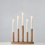 Interiérové dekorace - MAR 706289 Milo bezdrátový adventní hnědý svícen - Markslöjd - foto 7