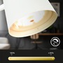 Stolní lampy pracovní - BRILO 7502016 Biwo LED bezdrátová stolní lampička, stmívatelná, nastavitelná, bílá - BRILO - foto 7
