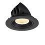 Kruhová - LA 1009727 NUMINOS® GIMBLE L Stropní vestavné svítidlo, 3000 K, 55°, IP20, kulaté, černé - BIG WHITE (SLV) - foto 7