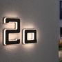 Nástěnná - P 94650 Solární LED domovní číslo a svítidlo písmeno A vč. vyměnitelné nabíjecí baterie IP44 3000K černá - PAULMANN - foto 7