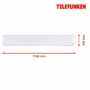 Hranatá - TF 205406TF TELEFUNKEN LED stropní svítidlo 115,5 cm 48W 5100lm bílé - BRILONER - foto 7