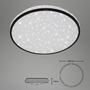 Kruhová - BRI 3456215 LED stropní svítidlo hvězdné nebe, pr. 38 cm, 24 W, černá (starý kód: BRI 3456-215) - BRILONER - foto 7