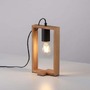 Stolní lampy dekorační - LD 15655-18 FRANKY LED stolní lampa, černá, dřevěný rám, šňůrový vypínač, kov - LEUCHTEN DIREKT / JUST LIGHT - foto 7