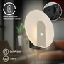 Nepřímé osvětlení - BRI 3889012 Taro nástěnné svítidlo - 2,5W, 100lm, bezdrátové, LED, s pohybové čidlo, matný nikl - BRILONER - foto 7