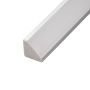 Rohové profily - LED profil R6 stříbrný rohový 16*16 - foto 7