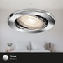 Kruhová - BRI 7147-038 3ks LED vestavné svítidlo, pr. 8,6 cm, 5 W, chrom - BRILONER - foto 7