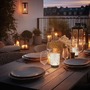 Stolní lampy dekorační - BRILO 7560015 Sunora LED stolní lampička bezdrátová IP44, stmívatelné, dotykový vypínač, čirá - BRILO - foto 7