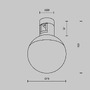 Lištové Magnetic Maytoni Flarity - M TR149-1-5W2.7K-BS-DE Svítidlo pro kolejnicový systém Luna 2700K 5W teplá bílá 250lm mosaz hliník Flarity - MAYTONI - foto 7