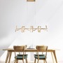 Podélná - LD 19033-60 CURLS LED závěsné svítidlo, matná mosaz, moderní design SimplyDim 3000K - LEUCHTEN DIREKT / JUST LIGHT - foto 7