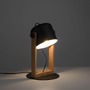 Stolní lampy dekorační - LD 15666-18 CUP LED stolní lampa, černá, šňůrový vypínač, imitace dřeva, industriální design - LEUCHTEN DIREKT / JUST LIGHT - foto 7