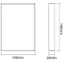 Ovladače pro vícebarevné LED pásky, RGB, RGBW - IMPR 843514 Deko-Light RF-smart, nástěnné ovladání, bílá, 8 zón, Single/CCT/RGB/RGBW/RGB+CCT - LIGHT IMPRESSIONS - foto 7