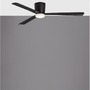 Ventilátory - NV 9952330 AKCE - Stropní ventilátor DELL tělo z hliníku matná černá 3ABS dřevěné listy - NOVA LUCE - foto 7