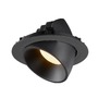 Kruhová - LA 1006053 NUMINOS® GIMBLE XL zápustné stropní svítidlo černé 3000 K 55° - BIG WHITE (SLV) - foto 7