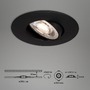 Kruhová - BRI 7048-035 3ks sada LED vestavné svítidlo, pr. 9 cm, nastavitelné, 5 W, černá - BRILONER - foto 7