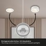 Bodová - BRI 7990016 LED vestavné / přisazené bodové svítidlo – pr.90mm, stmívatelné, 5W, 230V, teplá bílá, nastavitelné, bílá - BRILONER - foto 7