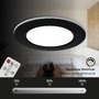 Kruhová - BRI 7034-035 CCT LED vestavná svítidla sada, pr.9,2 cm, 3x LED, 4,8 W, 450 lm, černá - BRILONER - foto 7