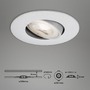 Kruhová - BRI 7146034 3ks sada ultraploché LED vestavné svítidlo, pr. 9 cm, 5 W, matný chrom (starý kód: BRI 7146-034) - BRILONER - foto 7