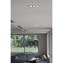 Hranatá - LA 1007568 KADUX stropní zápustné svítidlo, triple, 3000 K, 38°, IP 20, čtvercové, bílá - BIG WHITE (SLV) - foto 7