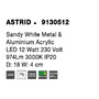 Nepřímé osvětlení - NV 9130512 Nástěnné svítidlo ASTRID bílý kov a hliník akryl LED 12W 220-240V 3000K IP20 - NOVA LUCE - foto 7