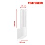 Nástěnná - TF 311306TF TELEFUNKEN LED venkovní svítidlo 33,2 cm 8W 850lm bílé - BRILONER - foto 7