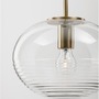 Koule - NV 9236750 Závěsné svítidlo MAEVE čiré sklo bílý kabel mosazný zlatý kov E27 1x12W 230V IP20 bez žárovky - NOVA LUCE - foto 7
