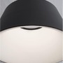 Kruhová - NV 9077881 Závěsné svítidlo VOLCANO kov a akrylový difuzor černá zvenku bílá uvnitř LED 33W 230V 3000K IP20 - NOVA LUCE - foto 7
